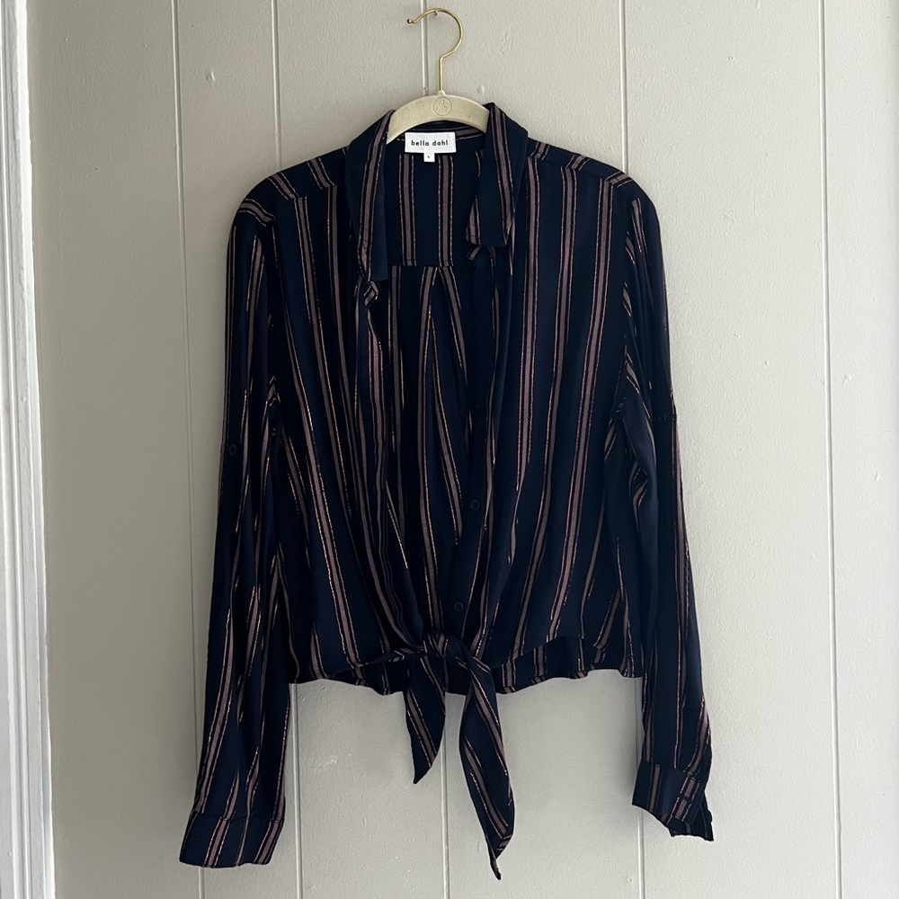 Bella Dahl button up with front tie